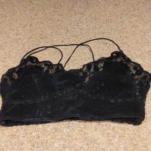 NWT, Free People Velvet bralette